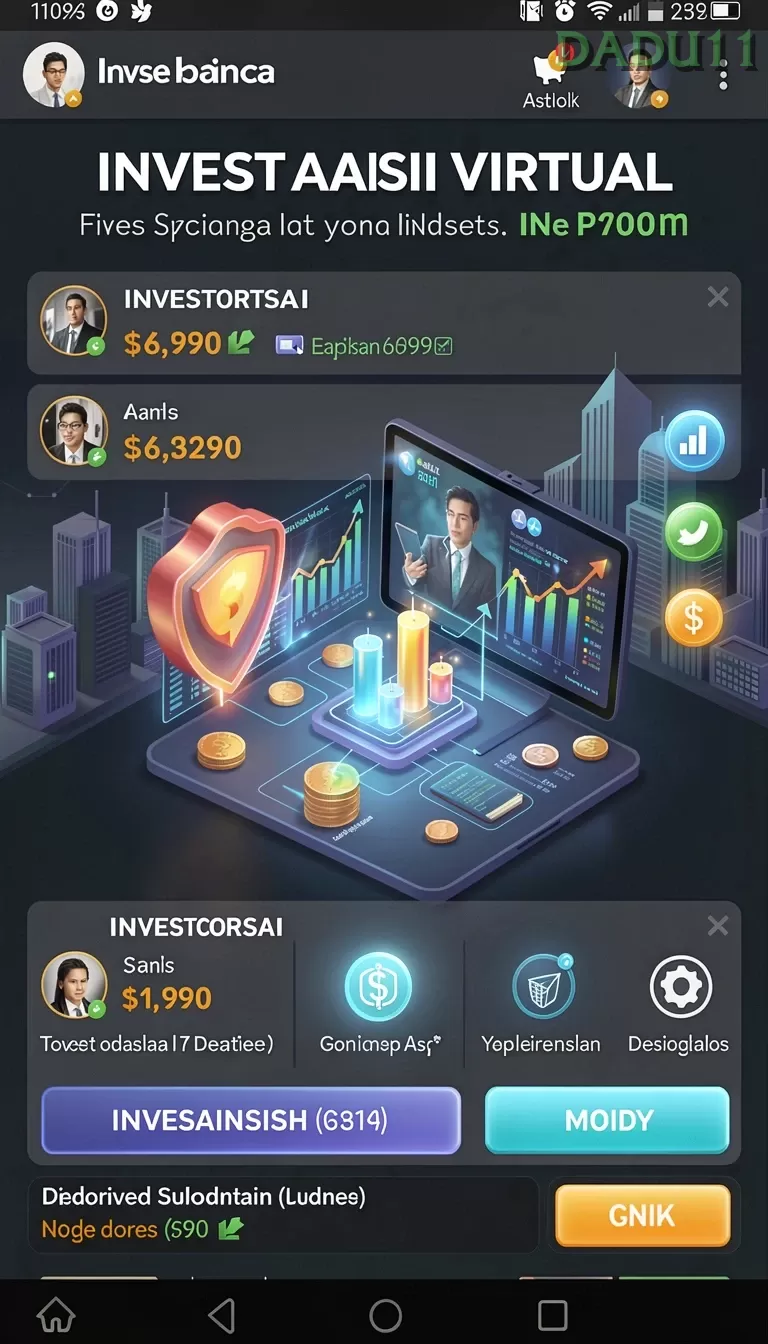 Cuplikan layar GGG888 — menu navigasi