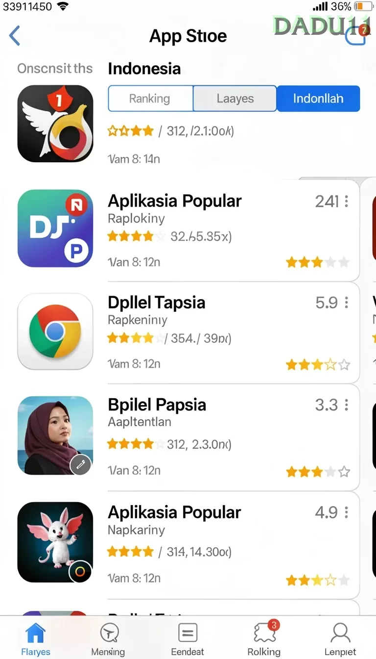 Cuplikan layar SURGAPLAY — pengaturan akun