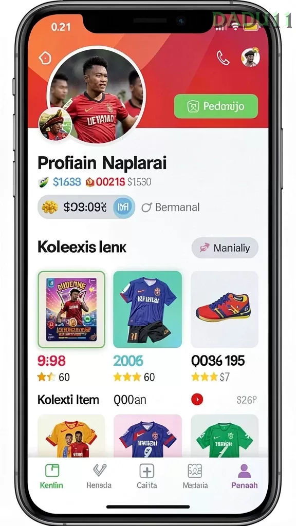 Cuplikan layar POKER88 — menu navigasi